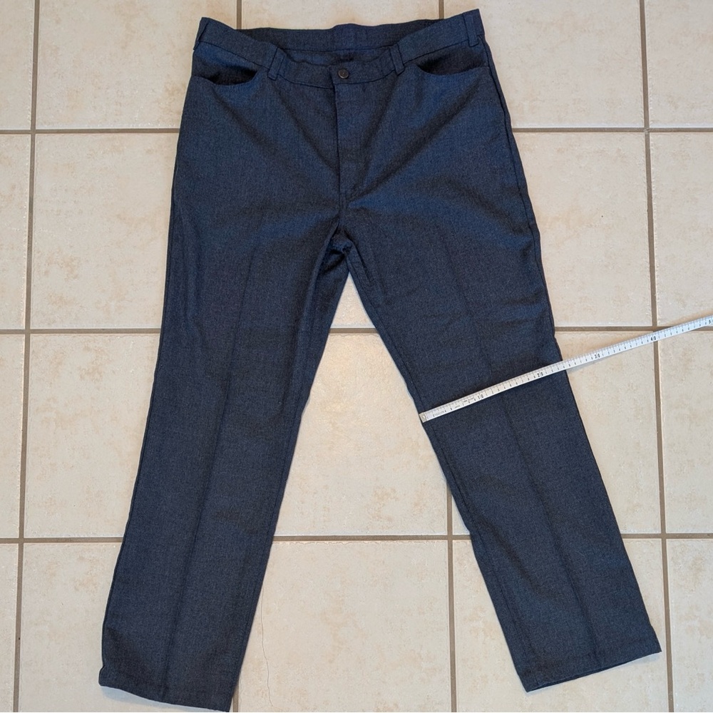 Vintage Great Western Garment Company Blue Grey Women’s Slacks Pants - Picture 10 of 13